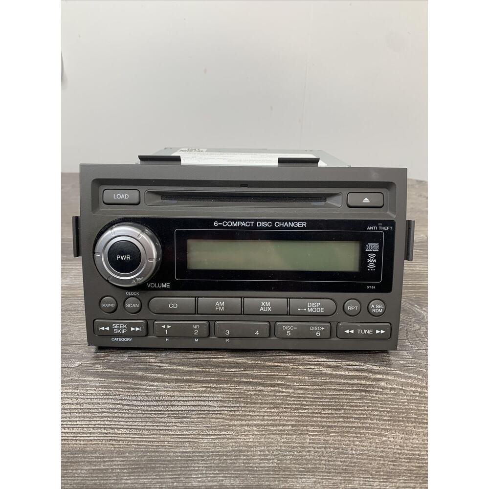 2006-2008 Honda Ridgeline 6 Disc CD Player Radio‎ Stereo Oem READ UNTESTED